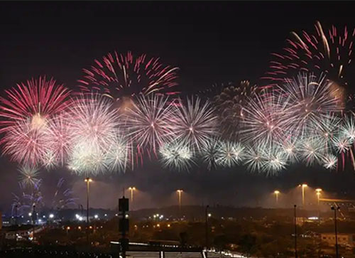 安义县焰火晚会